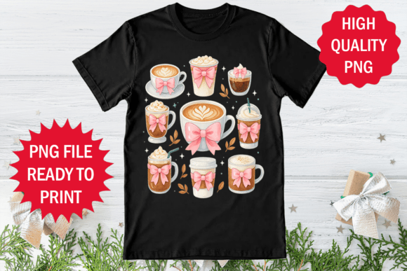 Cold Coffee T-shirt Sublimation Clipart Review
