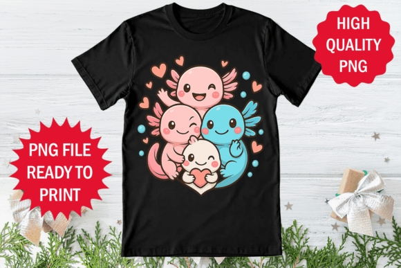 Funny Axolotl Crew with Baby Axolotl: A Designer's Review