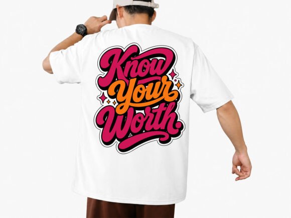 Know Your Worth Typography T-Shirt Review