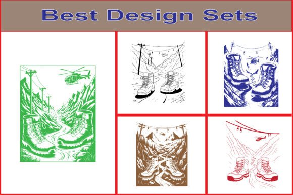 Mountain Boots Adventure Vector Set Review