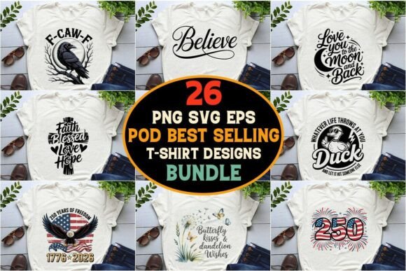 POD Best Selling T-Shirt Design Bundle Review