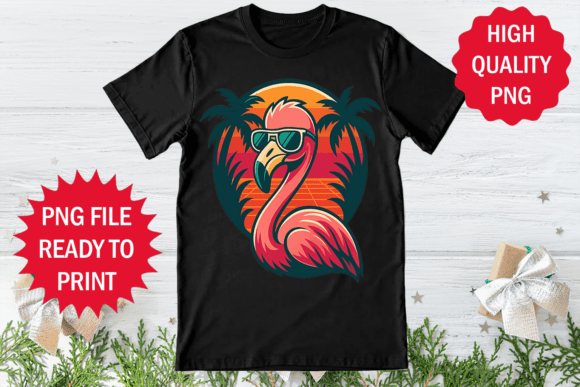Retro Flamingo 70s Retro T-shirt Design Review