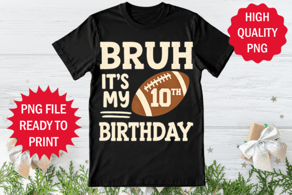 Reviewing 10th Birthday Football Lover Design Png