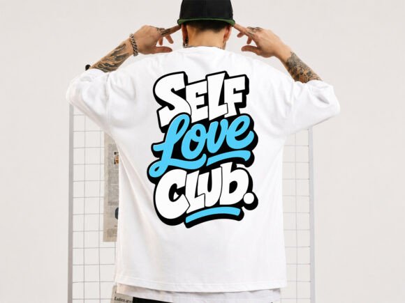 Self Love Club Typography T-Shirt Design Review