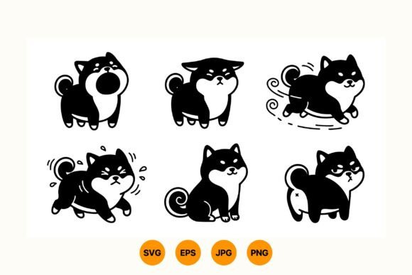 Shiba Inu Cute Dog Clipart Review