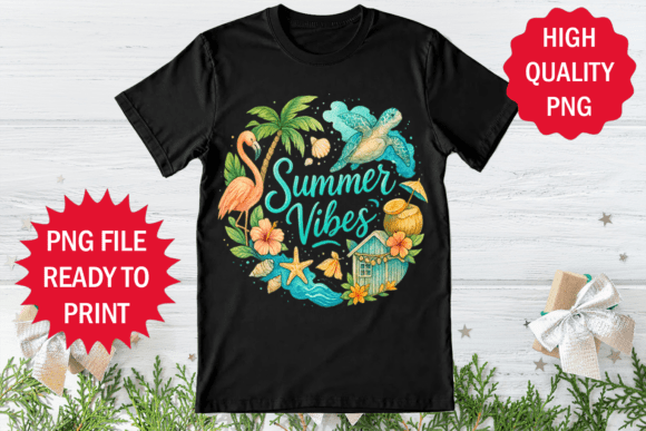 Summer Vibes Sublimation Clipart Png Review