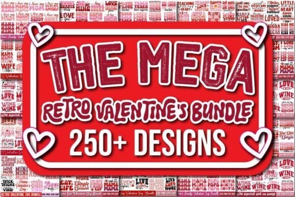 The Mega Retro Valentine s SVG Bundle Review
