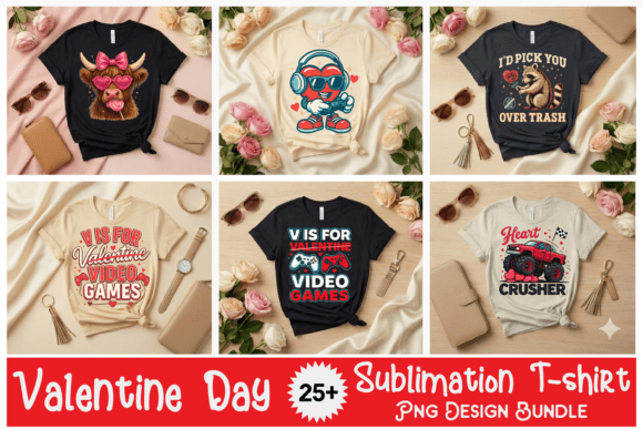 Valentine Day T-shirt Design Bundle Art Review