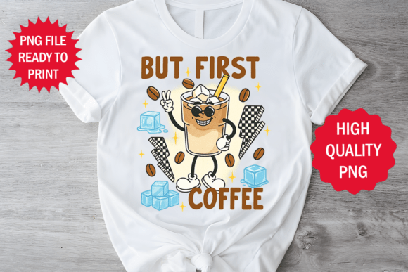 Winter Cold Coffee T-shirt Design Png Review
